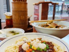 虾仁炸酱面-奎元馆.百年奎元.非遗传承(西湖边的解放路店)