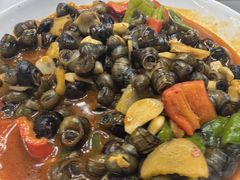 酱爆螺蛳-阿峰饭店·本地土菜馆·农家土鸡煲·一品神仙鸡(报福店)