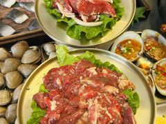 -围炉肉舍•炭烤活鳗•丹东海鲜烤肉(步行街店)