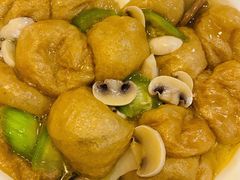 丝瓜鲜菌烧面筋-无名居(农展馆店)