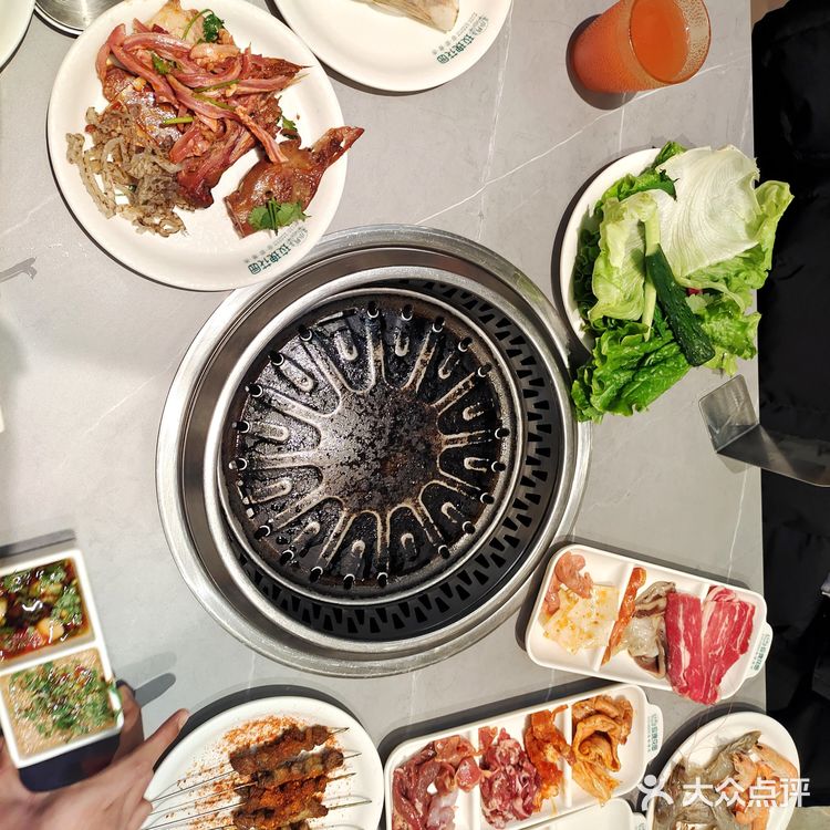 玫瑰花园自助烤肉打卡～