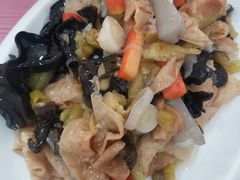 酸辣腐皮炒木耳-乐乐餐厅(湘子庙街店)