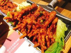 火辣鸡爪-冰川延边料理·炭烤串(原小木屋店)