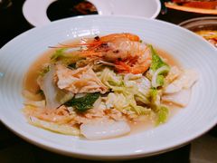 邬山腐皮杭白菜-老头儿油爆虾·1987杭州烟火味(湖滨银泰in77D区店)