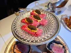 鱼子酱海胆生牛肉-壳里西餐厅Coquille Seafood Bistro(蒙自路店)