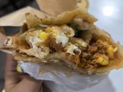 -小红车炸蛋葱油饼