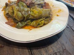 五花肉焖油豆角-粗粮人家·东北菜(洋桥店)