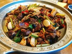 干锅肥肠护心肉-95号酱骨·一块豆腐(展春园西路店)