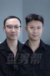 -型男帮男士假发补发·佩戴式发型