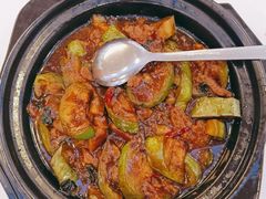 沙茶牛肉烧青茄(例)-潮喜竹溪荔湖酒家(荔枝湾店)