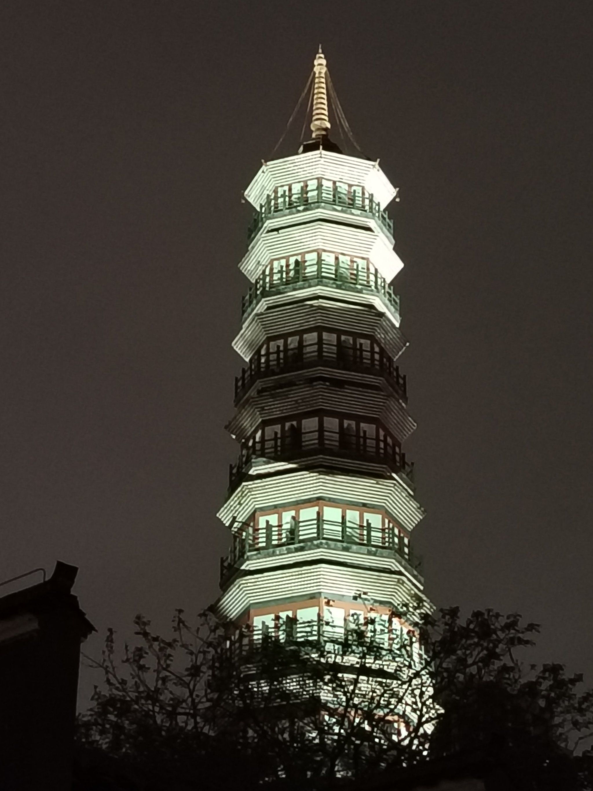 城夜风光78琶洲塔