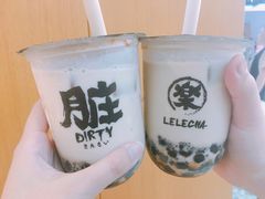 手炒黑糖脏脏茶-LELECHA乐乐茶(上海五角场万达广场店)