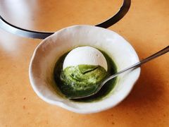 抹茶浇冰淇淋-蟹道乐(道顿堀本店)