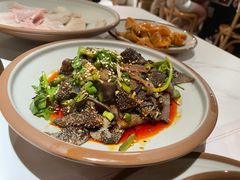凉菜毛肚-同心如意传统铜火锅