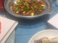 -海派美食·家宴海鲜青岛菜·石锅鲽鱼头(东方城店)