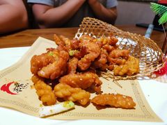 -东来菜馆•手抓海鲜家常菜•海鲜锅贴(鸽子窝店)