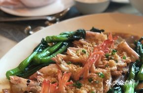 Steamed Tiger Prawn with Garlic on Chencun Rice Noodles