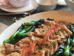金蒜蒸明虾陈村粉-顺德美的万豪酒店-万豪中餐厅