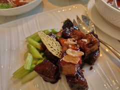 黑金雪花牛肉粒-上海和平饭店龙凤厅 Dragon Phoenix