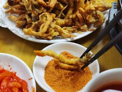 蛋黄炸蘑菇-屋里家延边朝鲜族冷面(南园店)