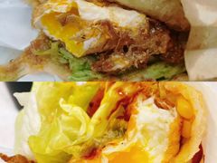 -小红车炸蛋葱油饼