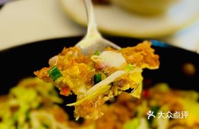 Crab Roe Squid Stir-fried Oyster Cake