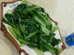 蒜蓉炒油麦菜-标记美食新鲜猪杂(兴南大道店)