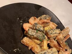 金沙黑南瓜焗虾-港丽餐厅(高德置地店)