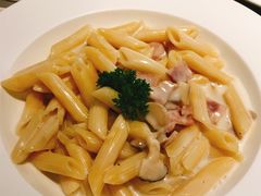 奶油培根蘑菇面-斯比特花园西餐厅(东方商厦店)