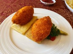 奶油鸡卷-小白桦西餐厅