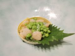 手剥河虾仁炒翠豆-许家菜.艺创菜(仁和新城店)