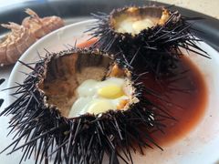 海胆蒸水蛋-港畔赶海蒸汽海鲜烧烤自助(仙螺岛店)