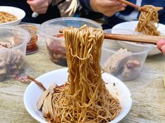青椒干子肉丝干拌面-高邮面馆(明瓦廊店)