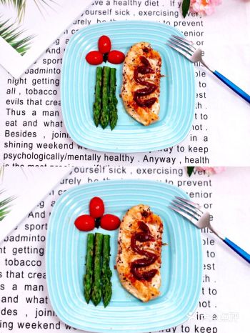 香煎鸡胸肉，大人孩子都喜欢