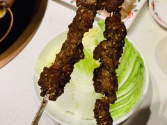 羊肉串-北京老门框爆肚涮肉馆(锦业路店)