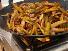 干锅鱿鱼须-金豆角砂锅焖面(安贞店)