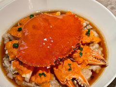 玫瑰油醋汁和乐蟹蒸手打肉饼-广州文华东方酒店·江-由辉师傅主理