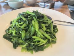 清炒鸡毛菜-川旺角融合菜•海景餐厅(星海广场店)
