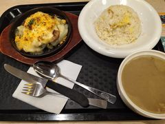 铁板芝士宝云酥焗鸡扒蛋炒饭-大家乐(广州荔湾领展广场店)