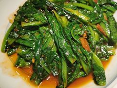 豆豉鲮鱼炒油麦菜-大榕树下顺德菜(融创茂店)