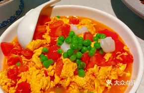 Tomato Shrimp Omelette