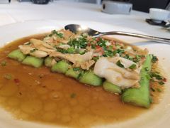 金蒜胜瓜蒸蚌仔-皇朝会.经典传统粤菜(外滩店)