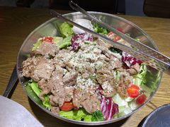 牛外脊沙拉-机器人火炉披萨