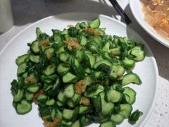 金钩海米炒脆瓜-船歌·鱼水饺青岛菜(金狮广场店)