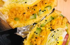 Pork Floss Corn Sandwich