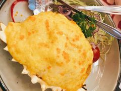 黄金海胆蟹壳烧-仙隐小鹿中華の日料(荣民龙首广场店)
