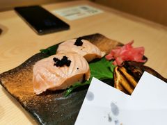 炙烤三文鱼寿司-越光米贩精致料理餐厅(金鹰店)