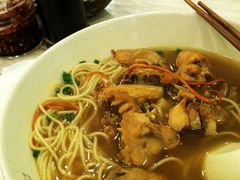 虫草花炖鸡面&nbsp;-十面欢腾·海鲜面·台式Bistro(长乐路店)