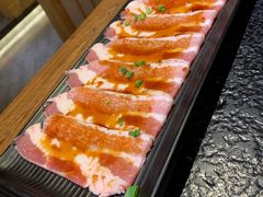 调味五花肉-九田家黑牛烤肉料理(中北镇店)