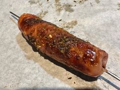 自制鱼籽肉肠-潮庭·大连海鲜·炭火烧烤·扇贝王(大连店)